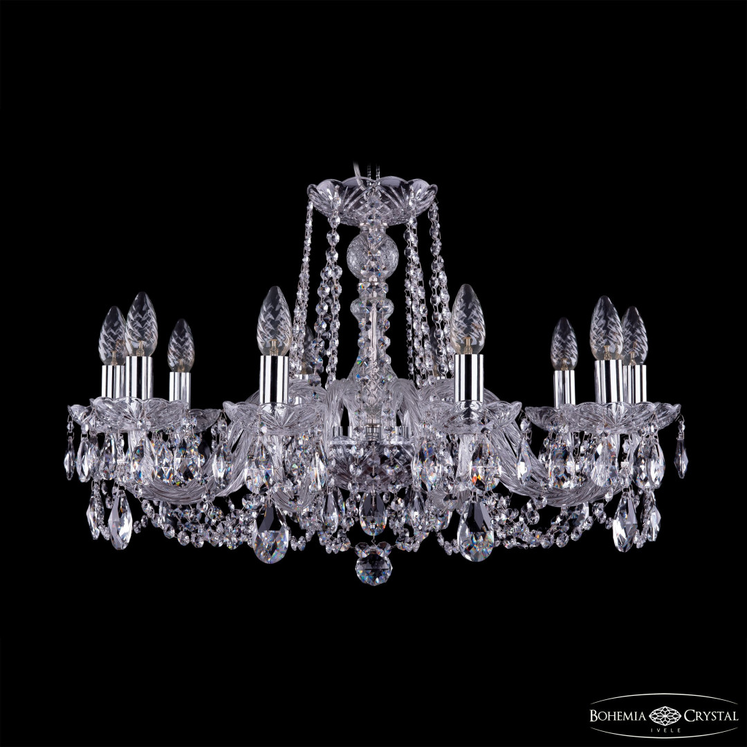 Люстра хрустальная 1402/10/240 Ni