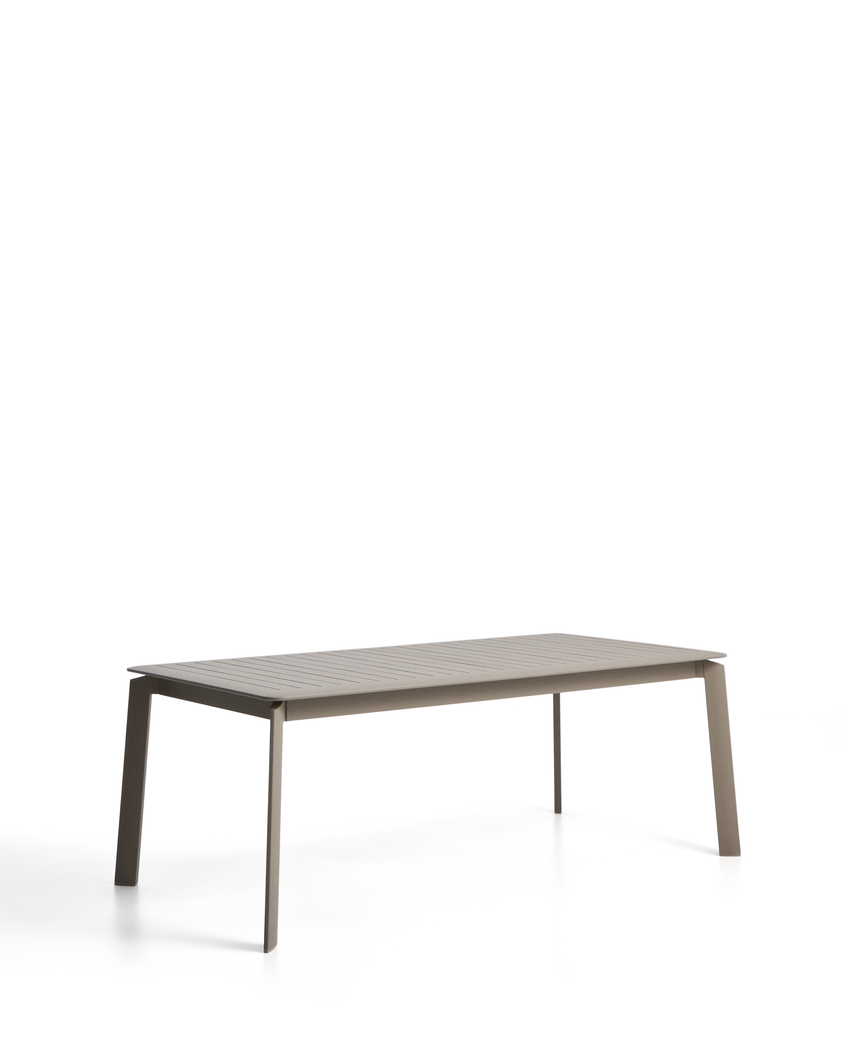 Раздвижной уличный стол Brela из алюминия цвета taupe 205(287) x 100 см La Forma 482582