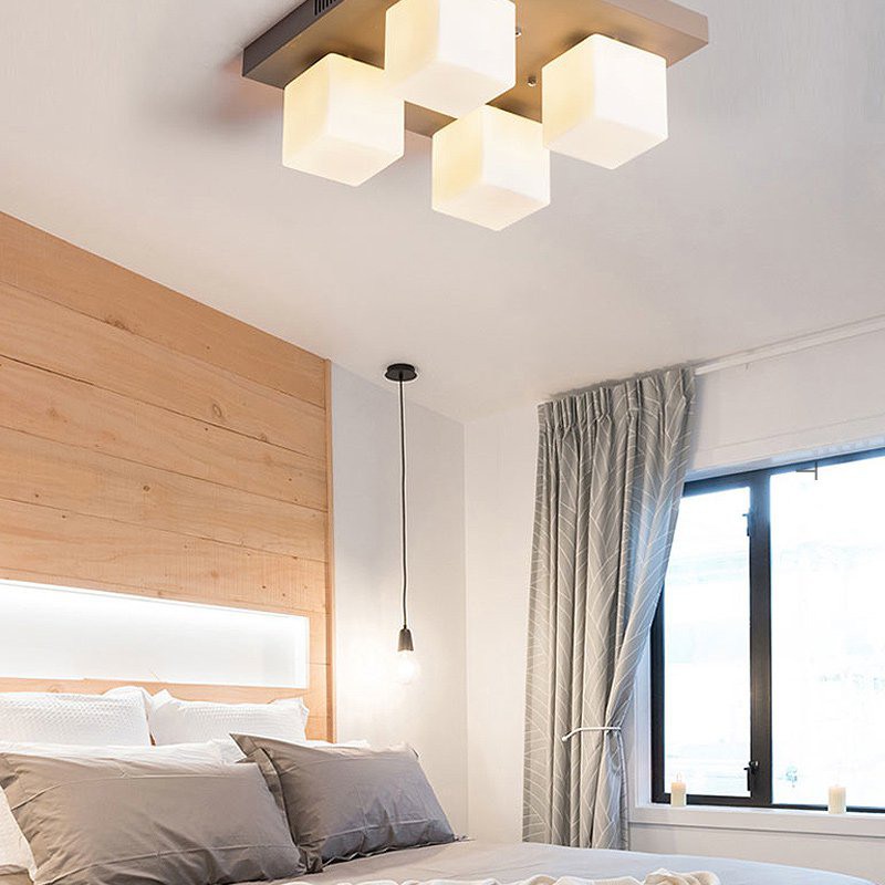 Подвесная люстра BOARD CUBE L6 Grey by ImperiumLoft