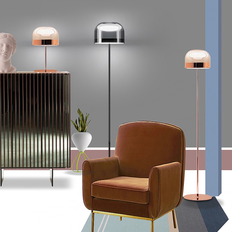 Торшер Noten L Серый By Imperiumloft