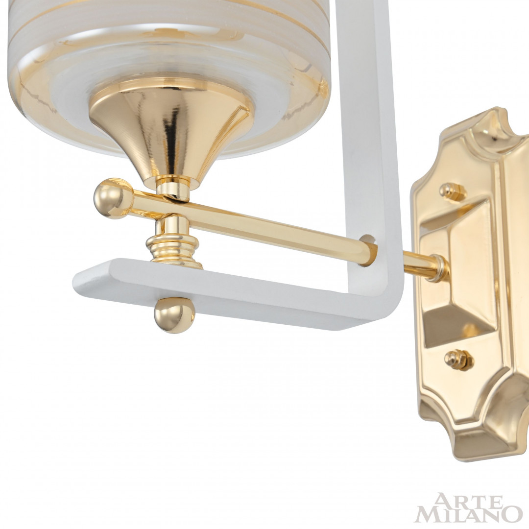 Бра с плафоном 306087/1W Wh/Gd Arte Milano