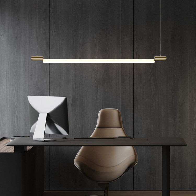 Подвесной светильник RAMP L87 Brass by ImperiumLoft