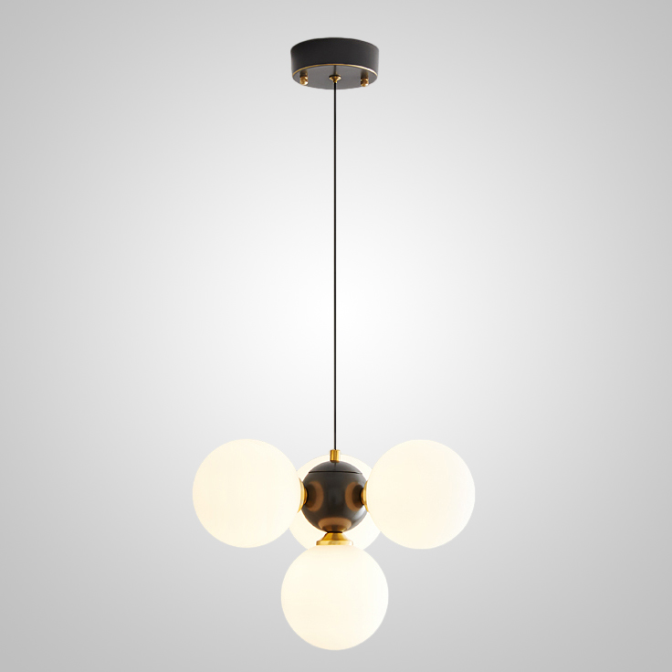 Подвесной светильник JUAN L4 Black by ImperiumLoft