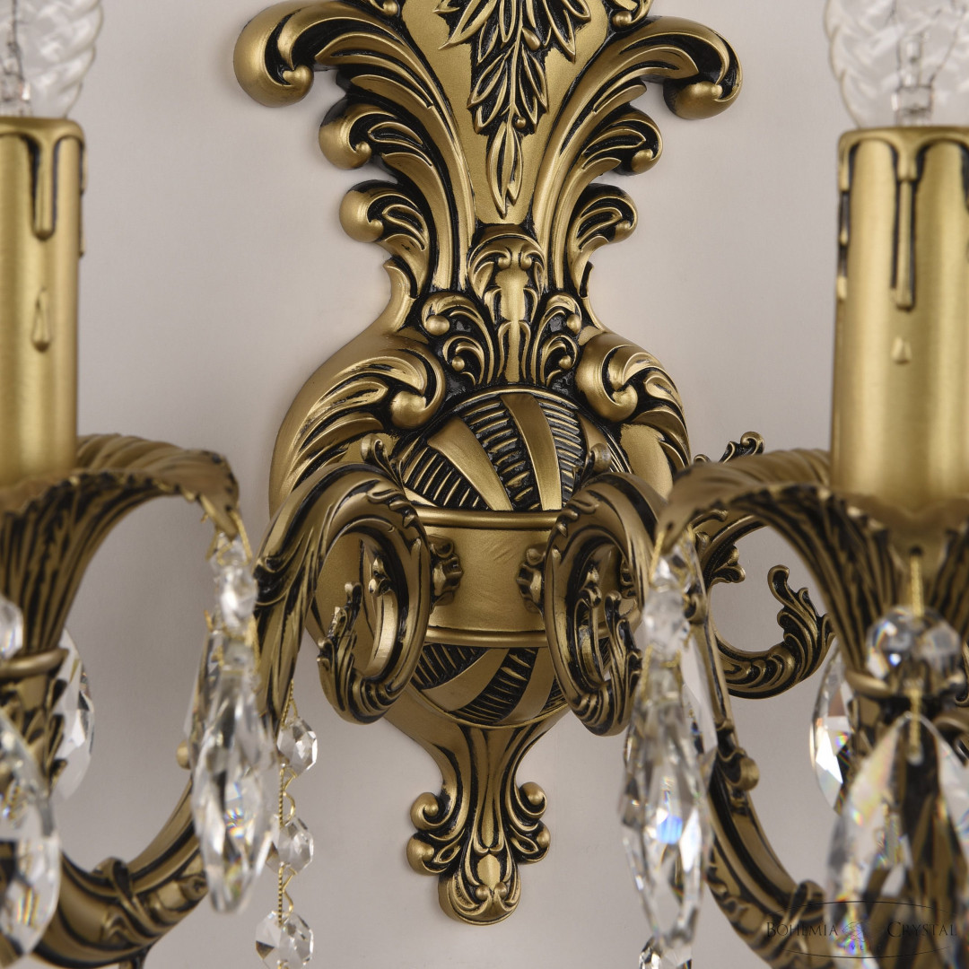 Бра хрустальные AL7901B15/3/175 A AGB Bohemia Ivele Crystal