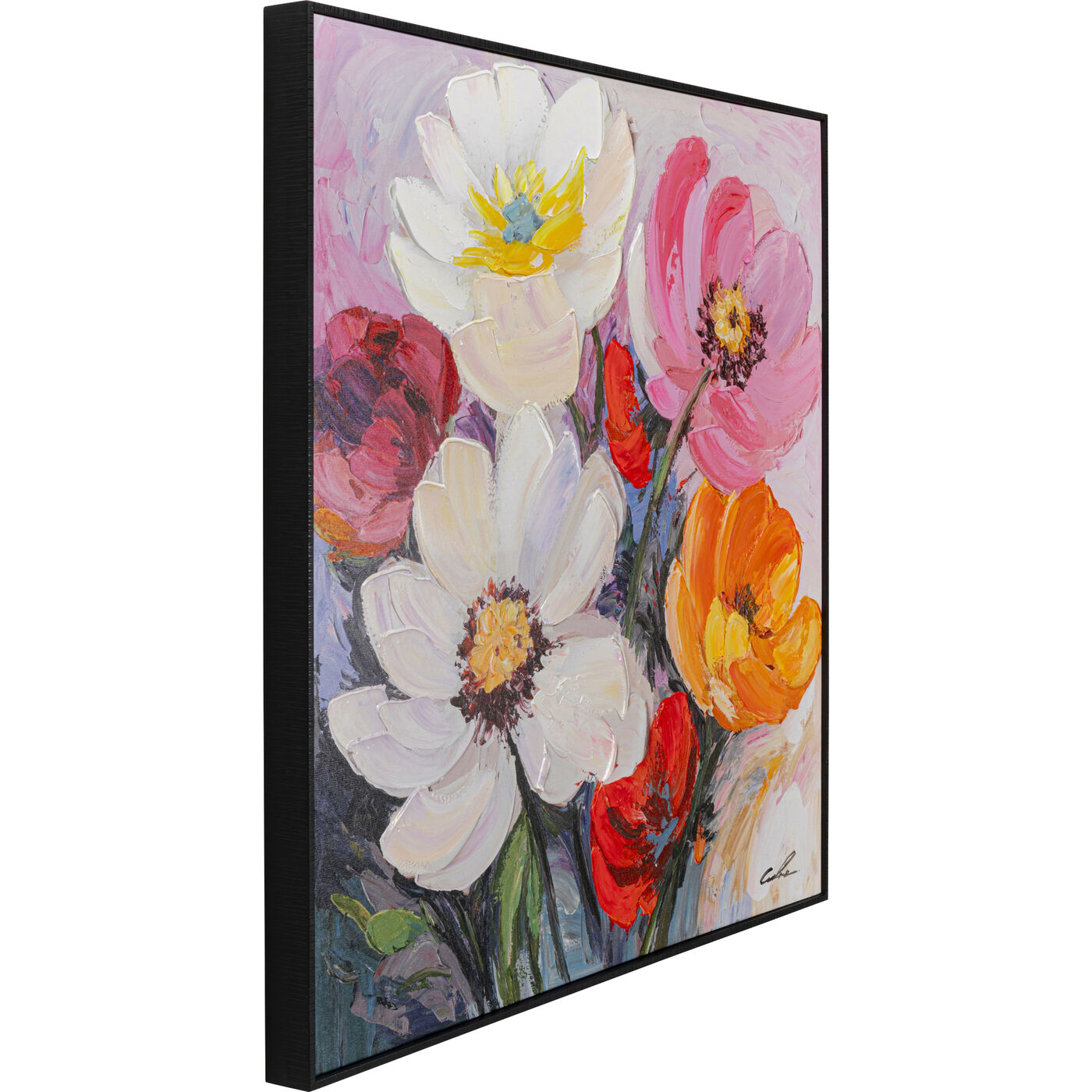 Картина в раме Flower Meadow 80x80cm KARE 57723