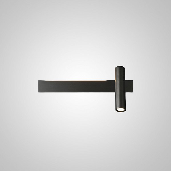 Настенный светильник JENIUS L40 Black Right by ImperiumLoft