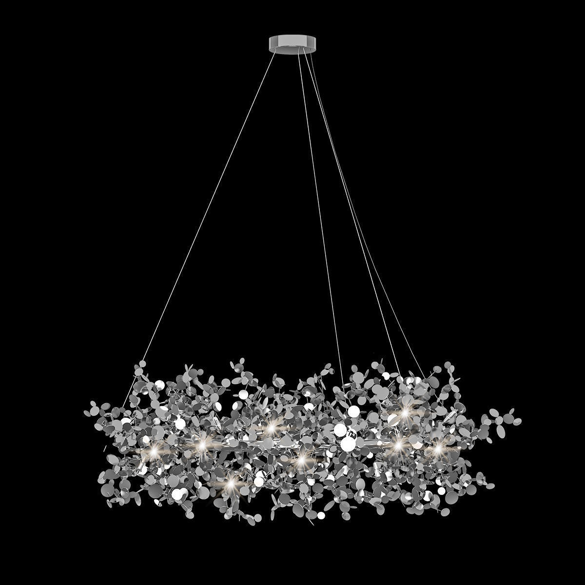 Подвесная люстра LOFT IT Spark 10101/600 Chrome