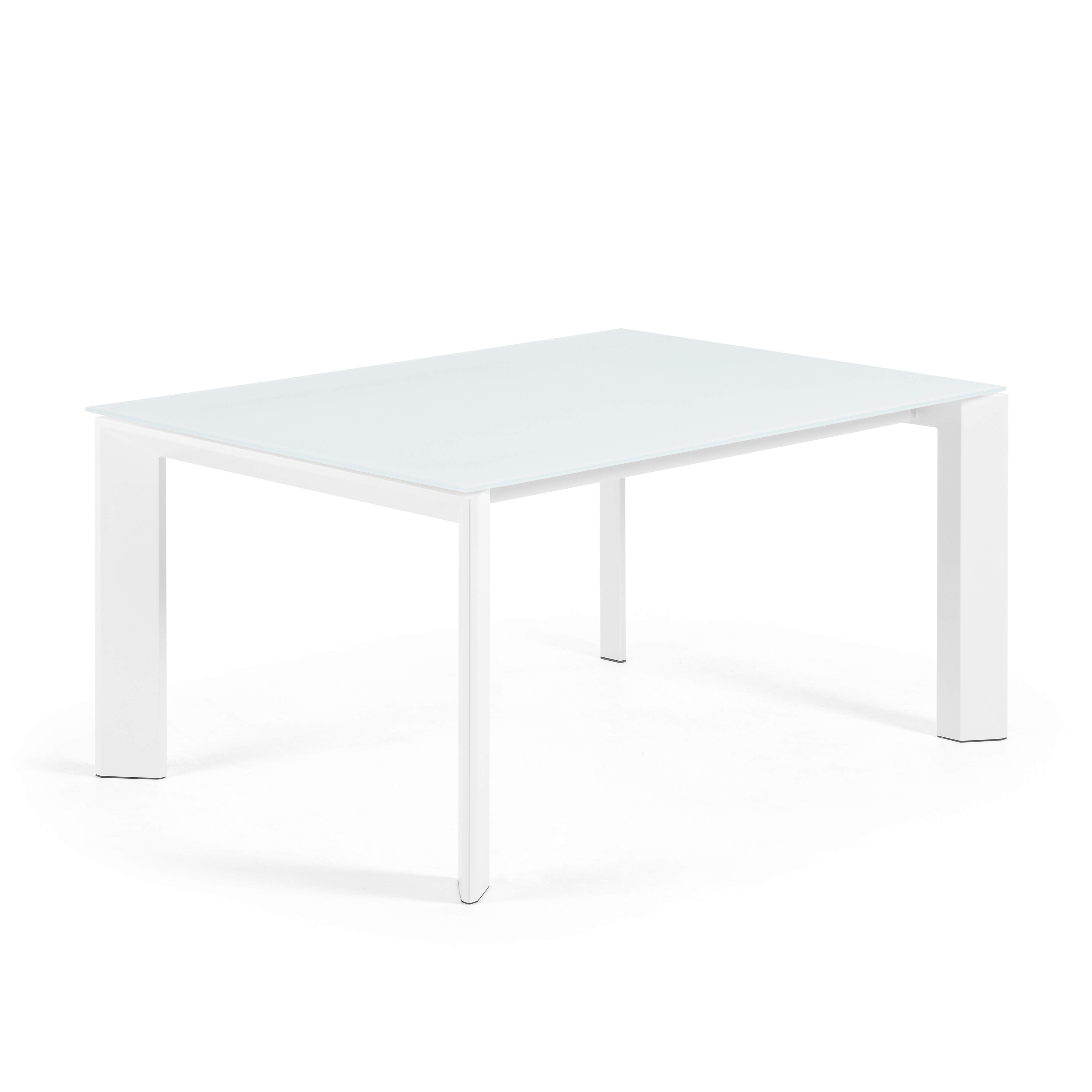 ATTA Стол 160 (220) x90 белое стекло La Forma (ex Julia Grup)