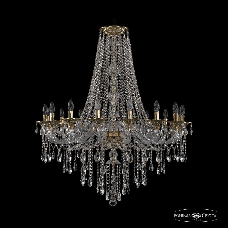 Подвесная люстра Bohemia Ivele Crystal 16115/16/360/H-120 G