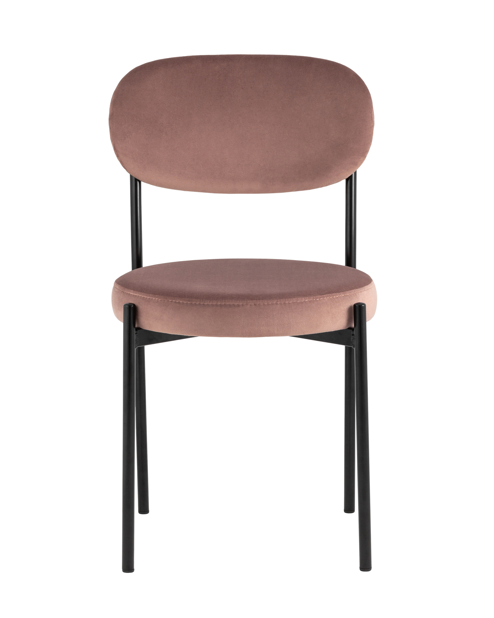 Стул Бриф велюр пыльно-розовый Stool Group