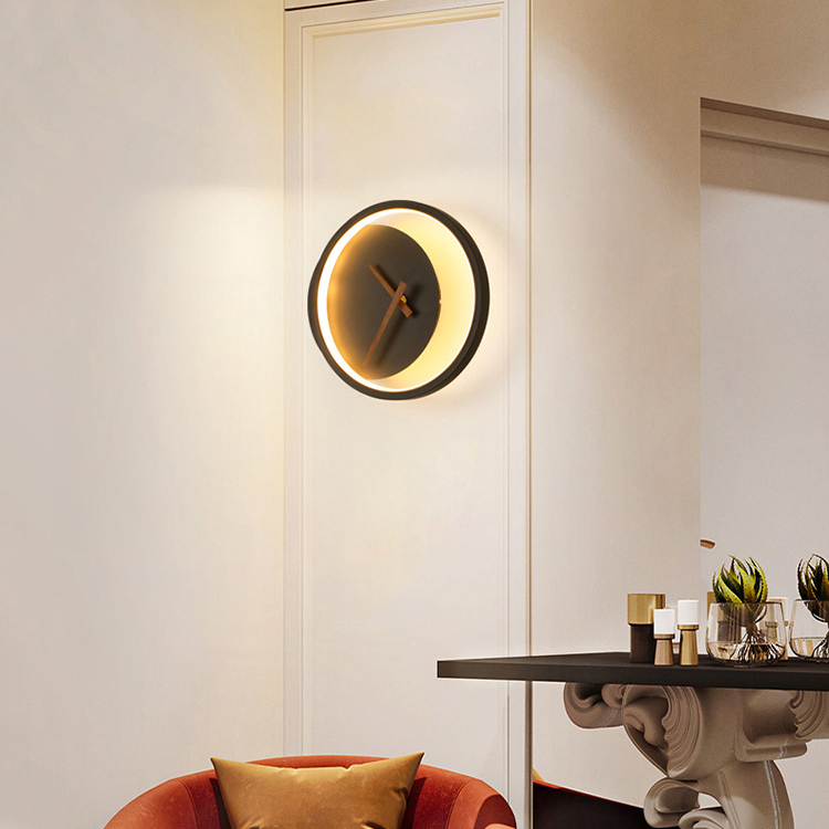 Настенный светильник CLOCK Black 3000К by ImperiumLoft