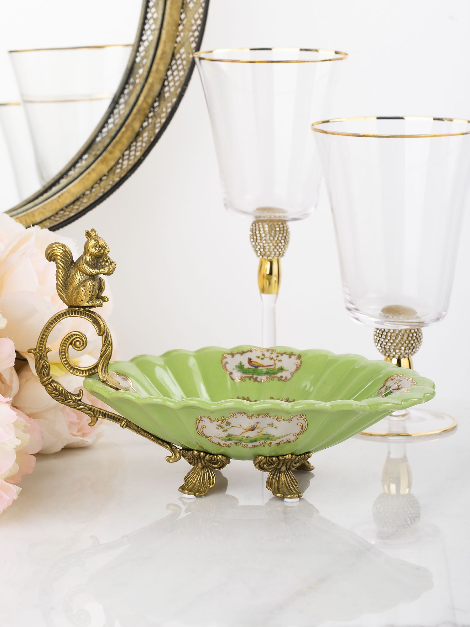 Чаша с белкой Glasar 31G2459/C929EHC/HLG0752