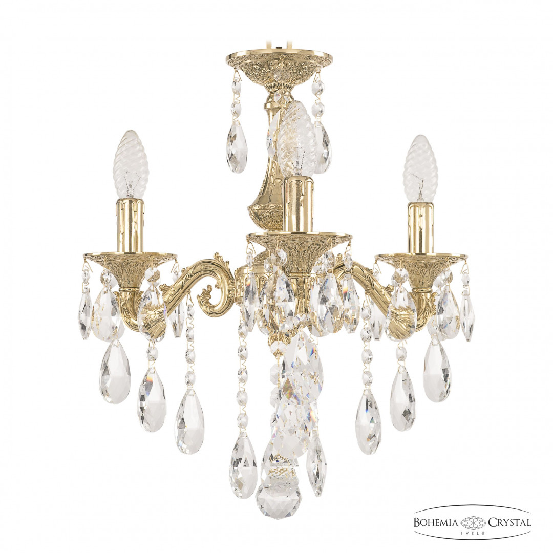 Люстра бронзовая с хрусталём 71102/3/125 B G