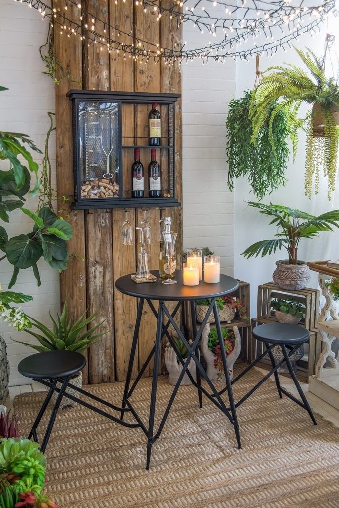 Столик с табуретами, набор Glasar 480356-AB