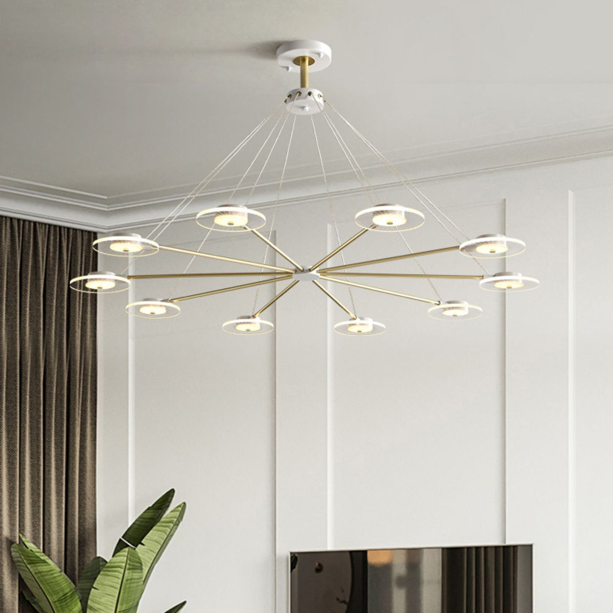 Потолочная люстра NADIN L8 by ImperiumLoft