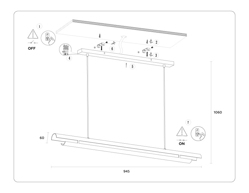 Подвесной светильник Ambrella Light TN71336