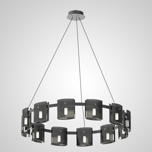 Подвесная люстра JANICE D60 Black Grey by ImperiumLoft