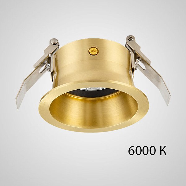 Точечный светильник CALL D9 Brass 6000 К by ImperiumLoft