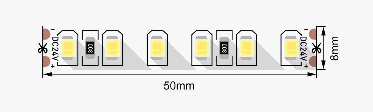 Лента светодиодная SWG SWG2120-24-11-NW-SPI-M