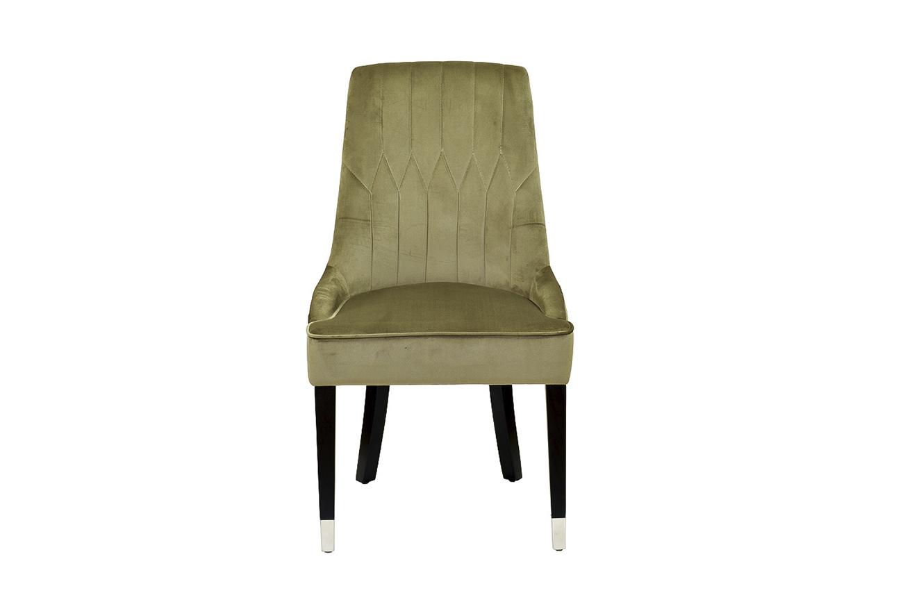 Стул Elegante велюровый оливковый Garda Decor ELEGANTE-2K-ОЛИВК-Bel17