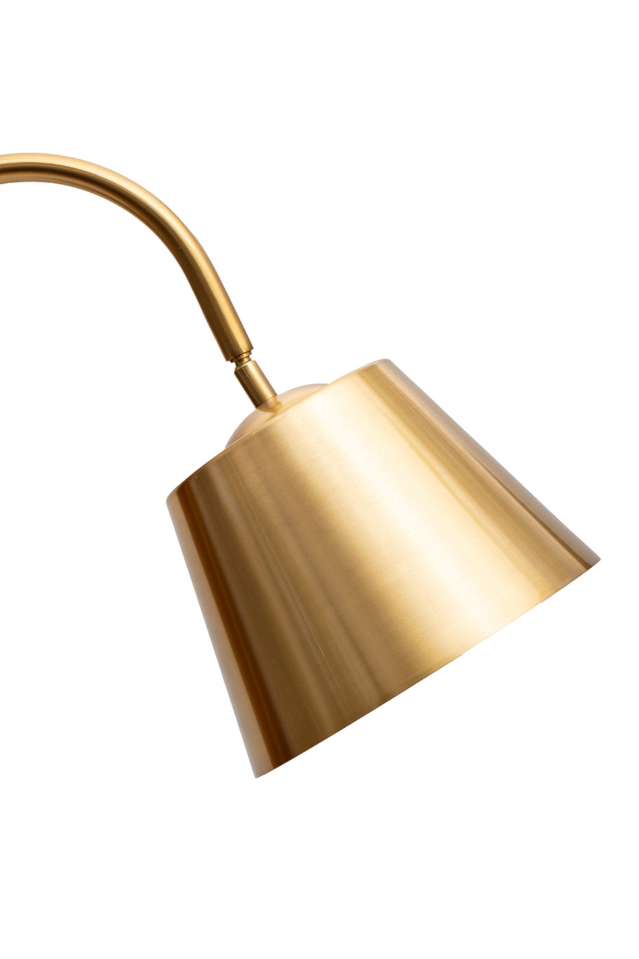 Торшер с мраморным столиком и золотым плафоном Garda Decor K2CPF-07258