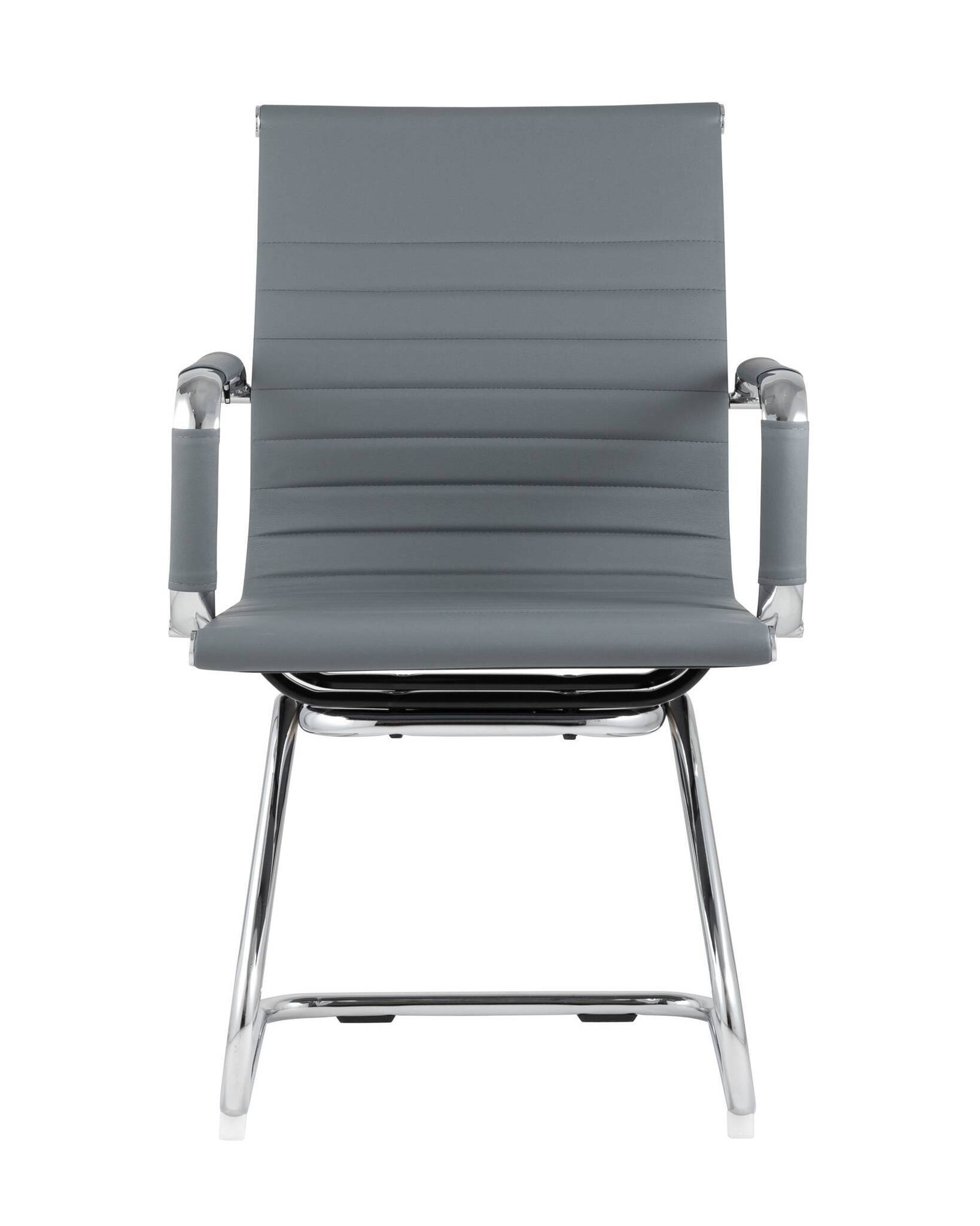 Кресло для посетителейs Visit серое TopChairs