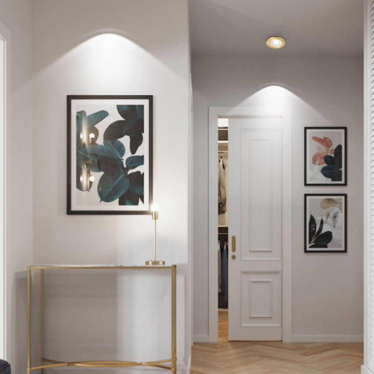 Встраиваемый светодиодный светильник ACT D10 4000К 7W by ImperiumLoft