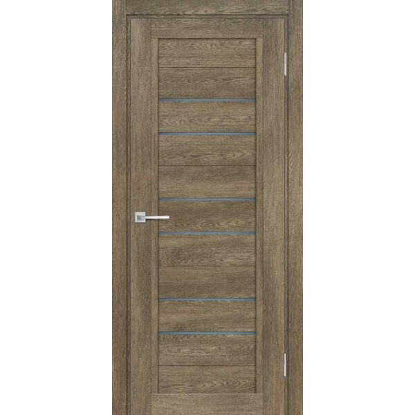 Межкомнатная дверь Graf ТЕХНО-806 графит сатинат Бруно (1900 х 600)