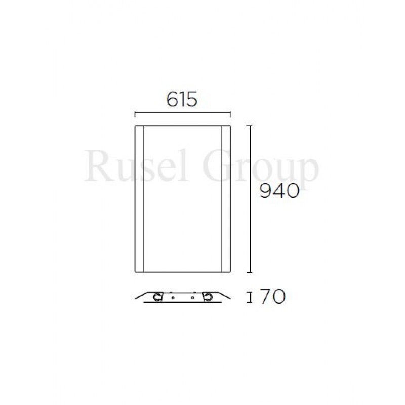 Настенный светильник Leds C4 GLANZ AP