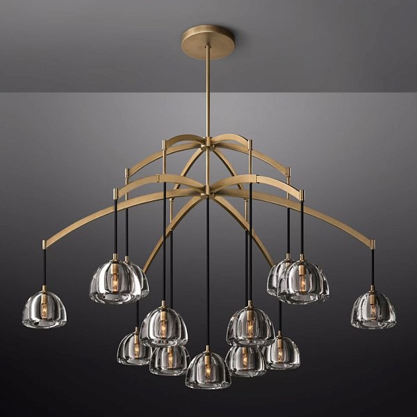 Подвесная люстра Future D152 Brass by ImperiumLoft