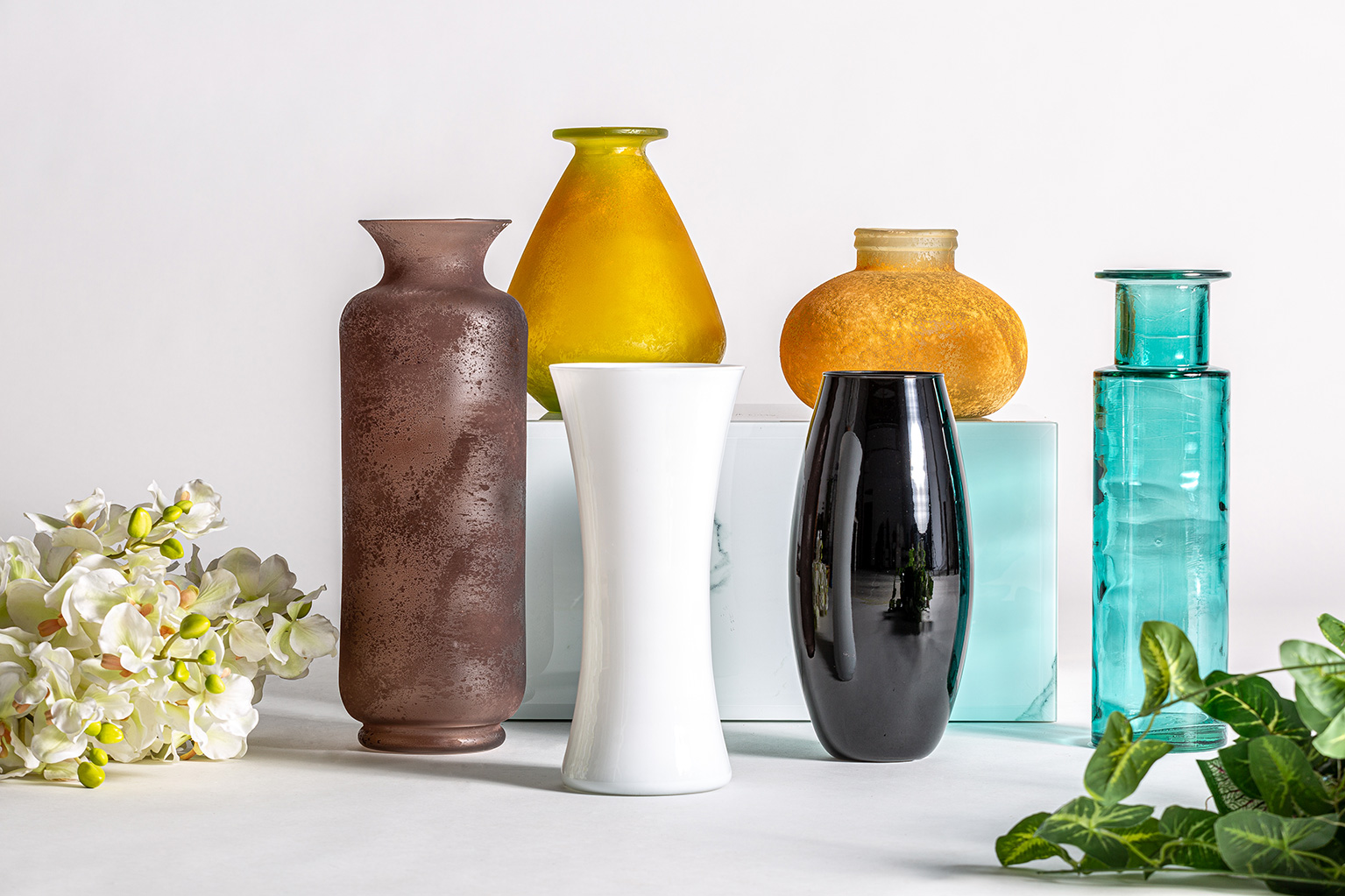 Ваза Gieller 31551 горчичная Vical