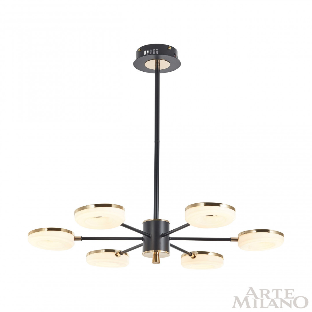Люстра светодиодная 277499/6 BK/GD Arte Milano