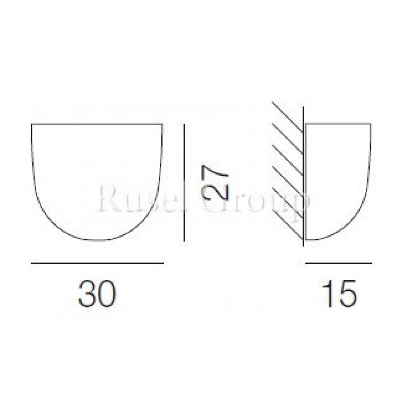 Настенный светильник Vistosi ALUM AP