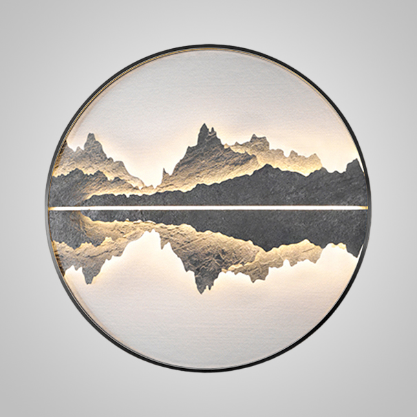 Настенный светильник DAWN B B D120 Black by ImperiumLoft