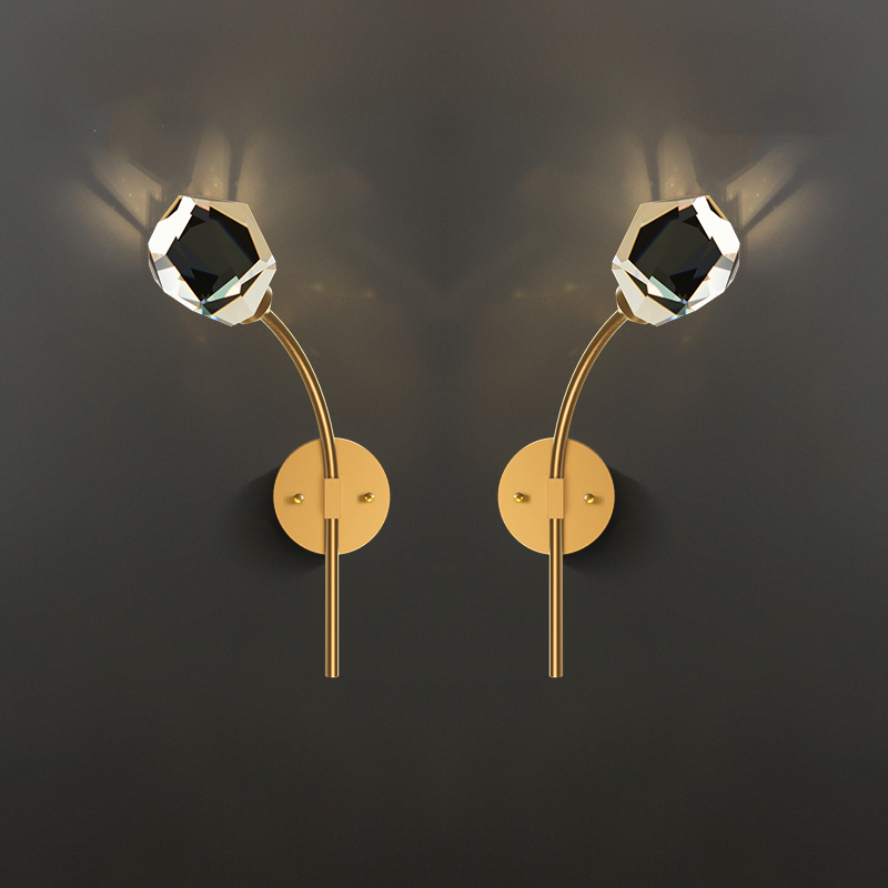 Настенный светильник CRISTEL C WALL L23 Right Brass by ImperiumLoft