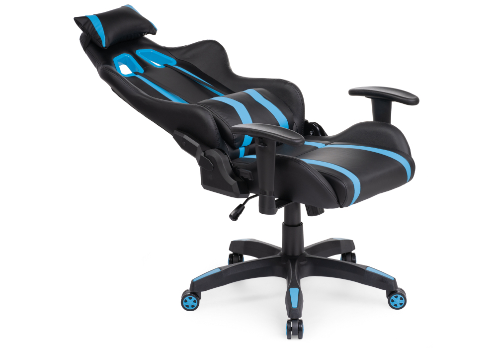 Компьютерное кресло Woodville Blok light blue / black 15137