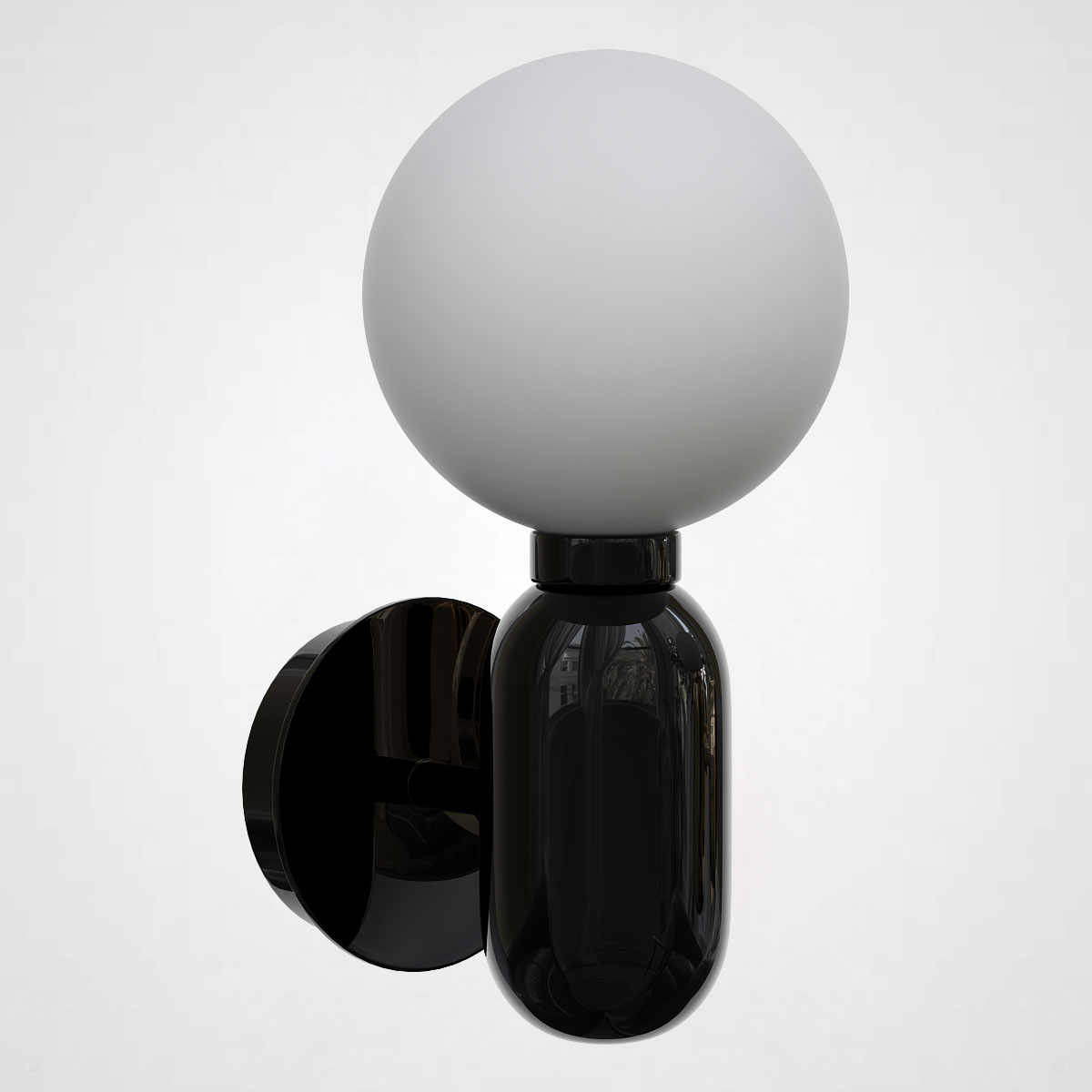 Бра Parachilna Aballs black D20 by ImperiumLoft