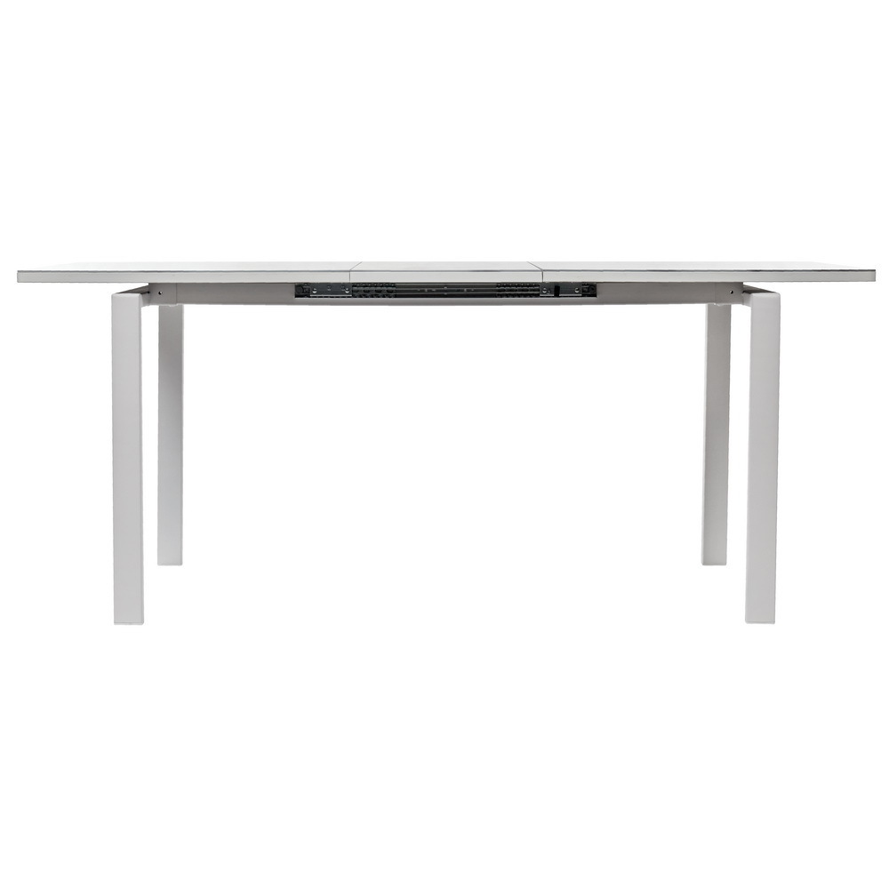 Стол Areal раскладной 140-180х80х75 белый мрамор с белыми ножками Bradex Home RF 0413