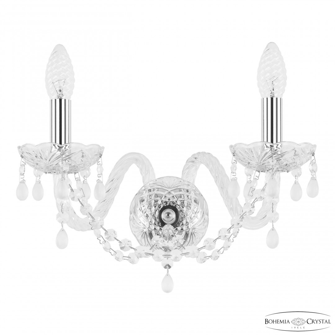Бра хрустальные 112B/2/165 Ni V0300 Bohemia Ivele Crystal
