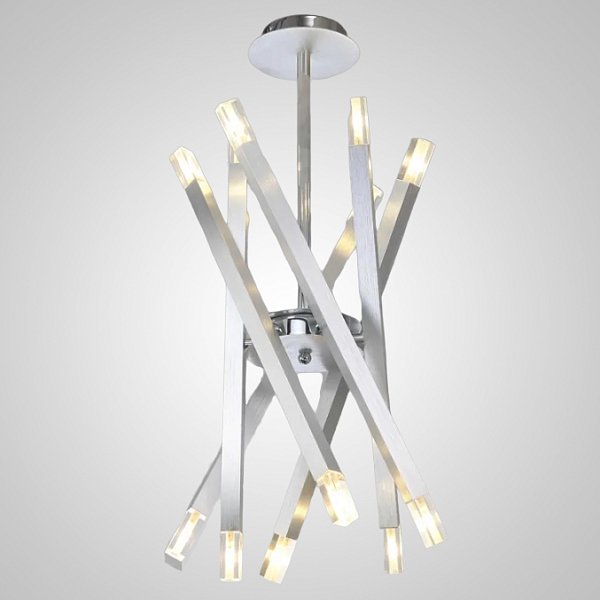 Люстра на штанге SNAP D62 Silver by ImperiumLoft