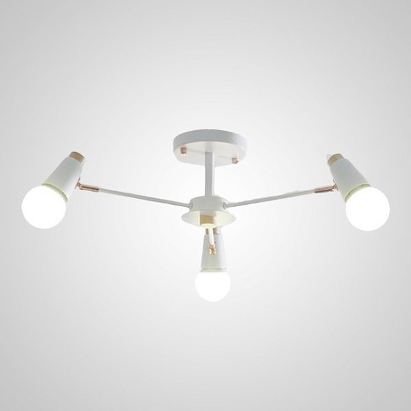 Потолочная люстра ROTARY L3 White by ImperiumLoft