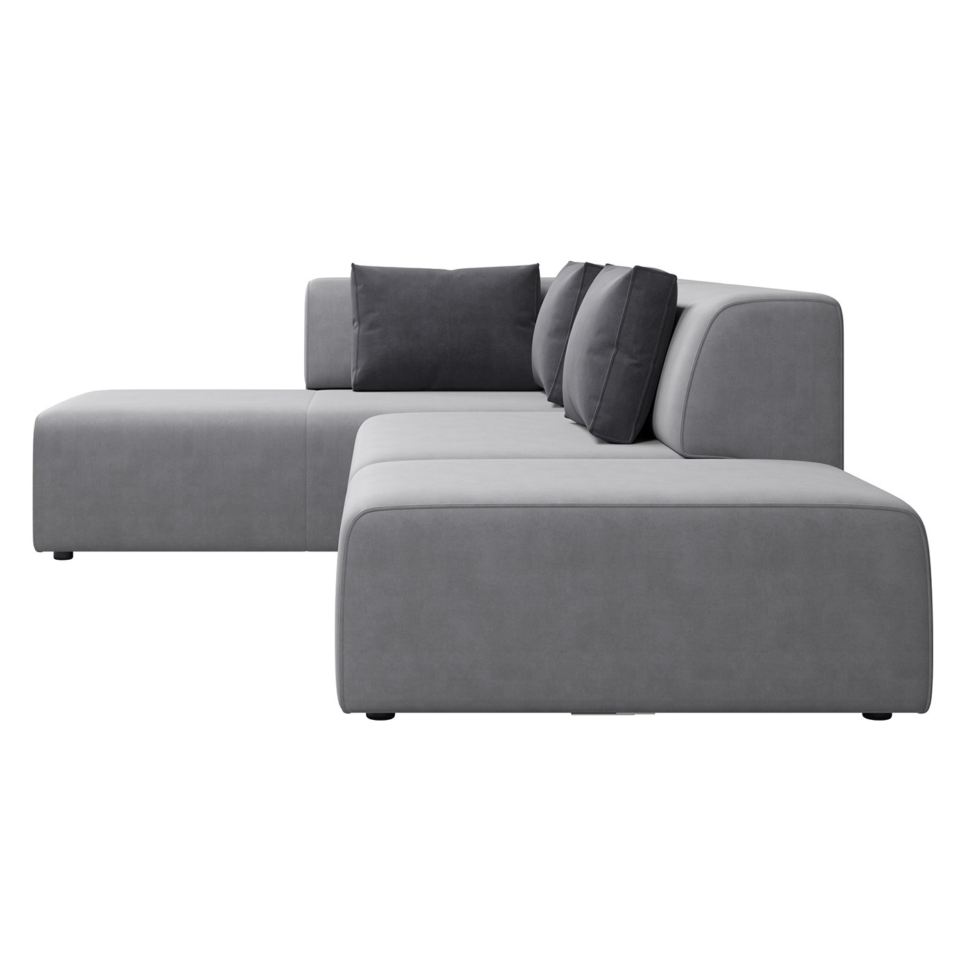 Диван угловой Ткань Микровелюр KARE Industrial 91324C