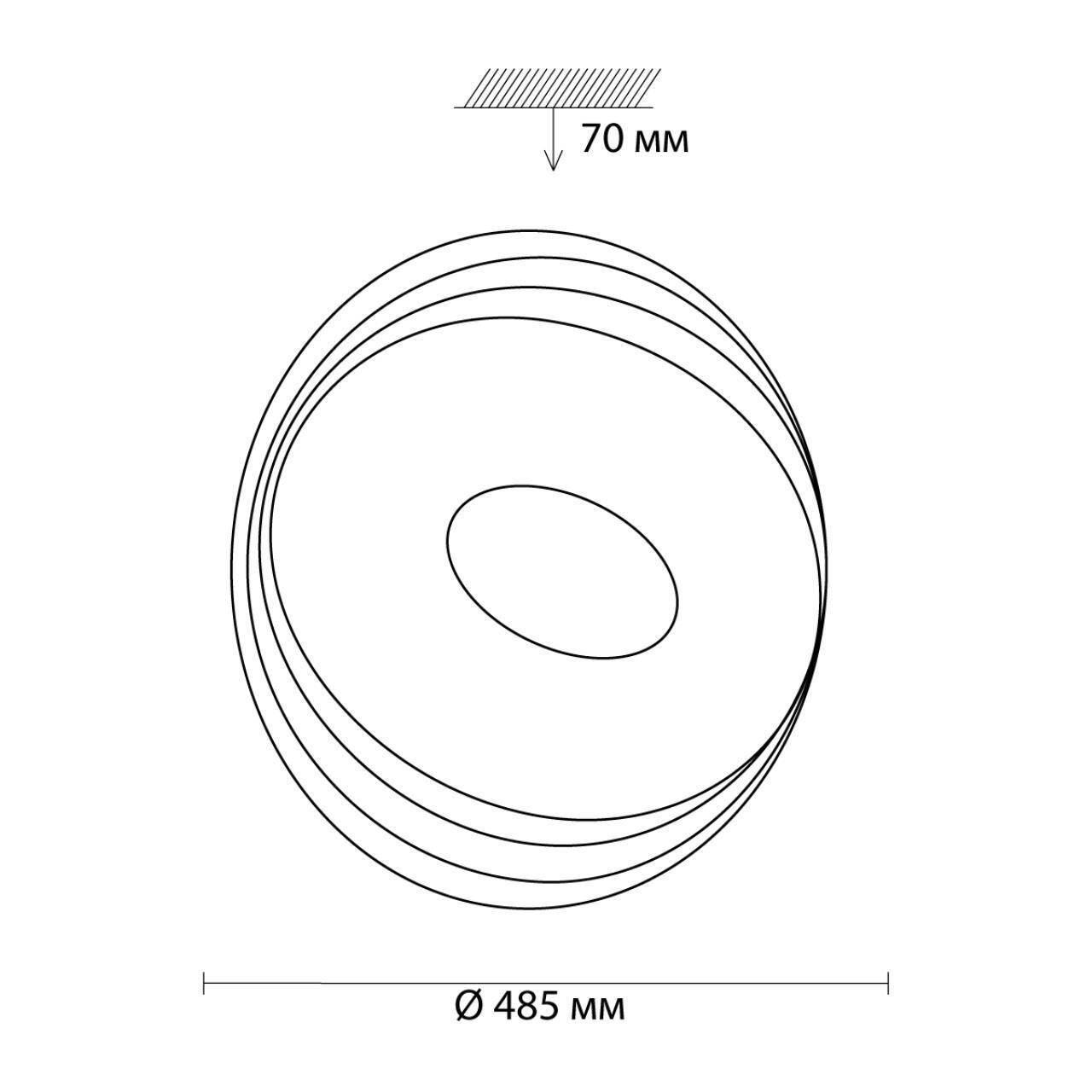 Настенно-потолочный светильник Sonex 3027/EL