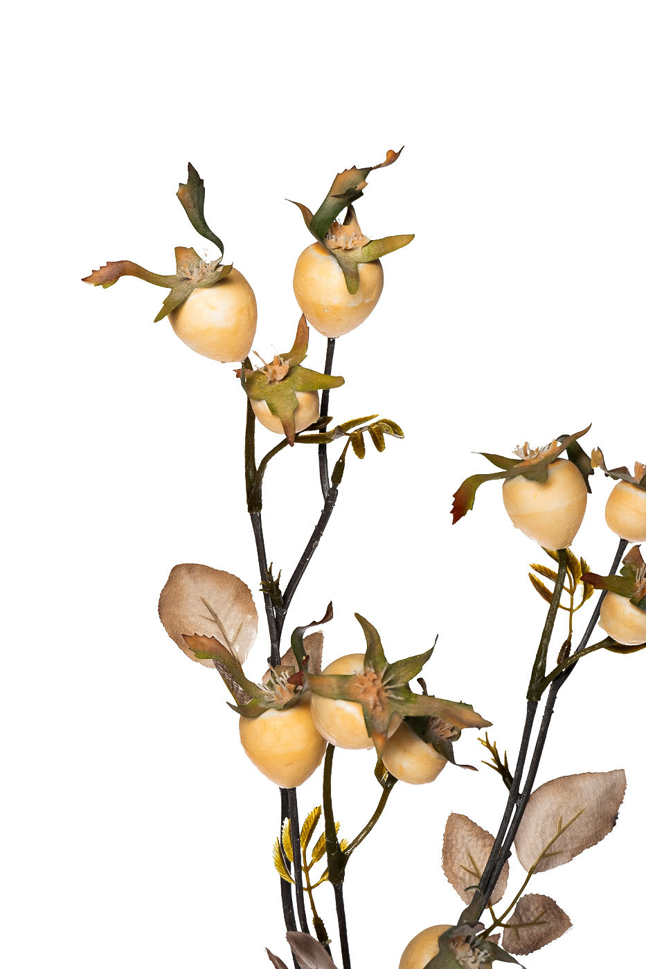 Ветка с плодами шиповника Garda Decor 9F78731-WH