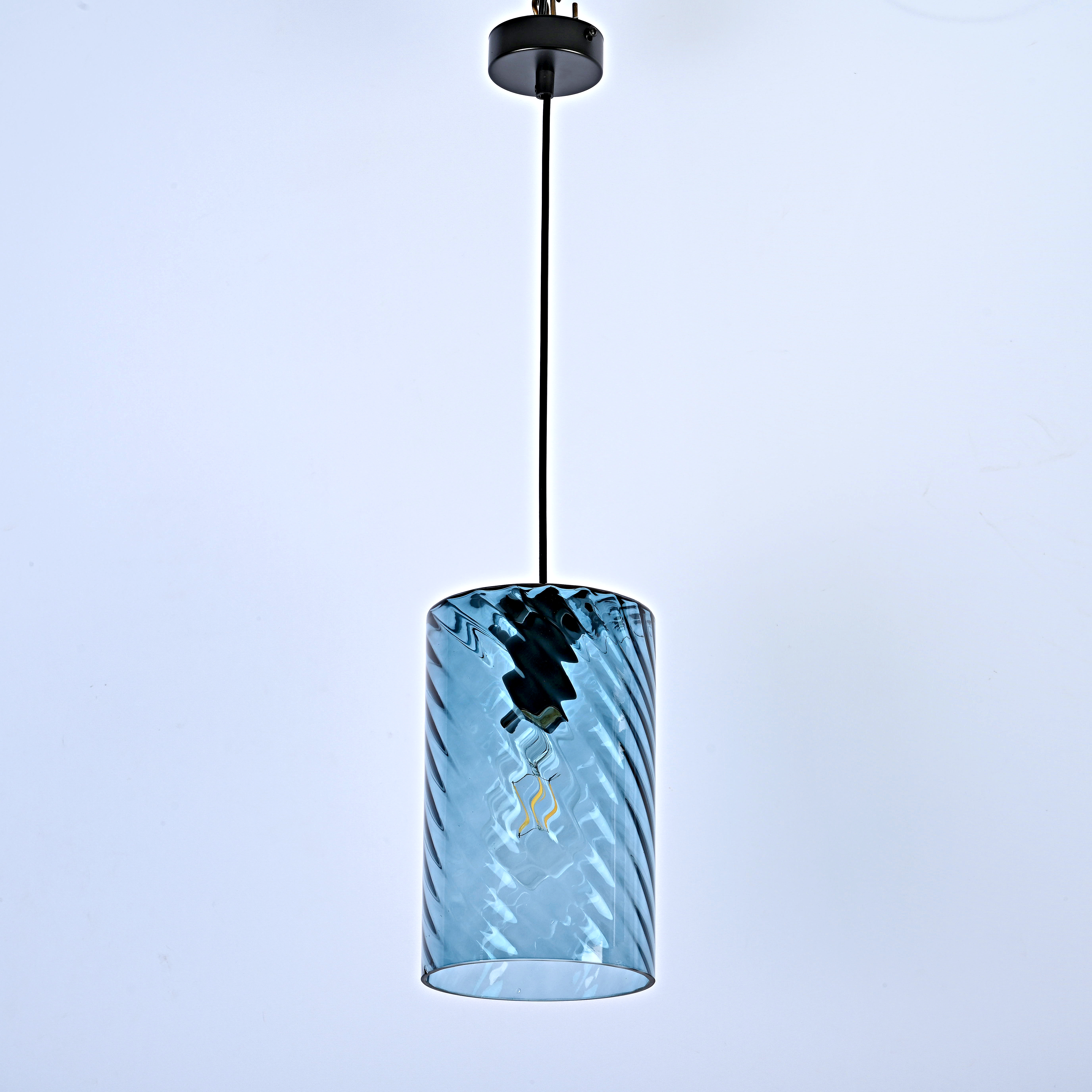 Подвесной Светильник Cl Rib A Blue By Imperiumloft