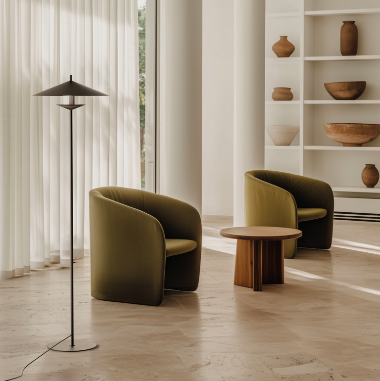 Торшер Gehit золотой металл Aromas del Campo