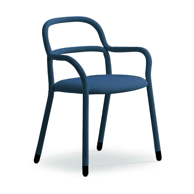 Стул Midj Pippi P blue S1950PT+Black+Blue