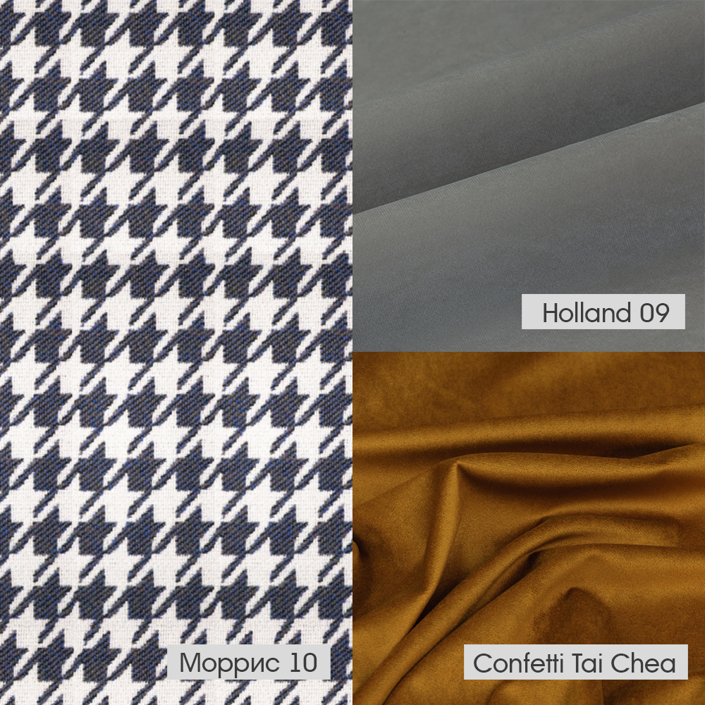 Стул полубарный Paola в комбинаторе с жаккардом, материал и цвет под заказ Bradex Home RF 0398