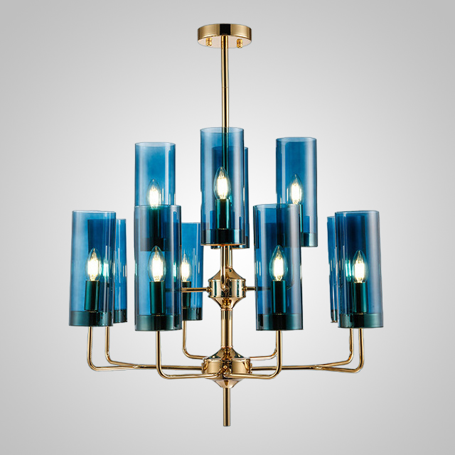 Подвесная люстра DELPHY L12 Blue by ImperiumLoft