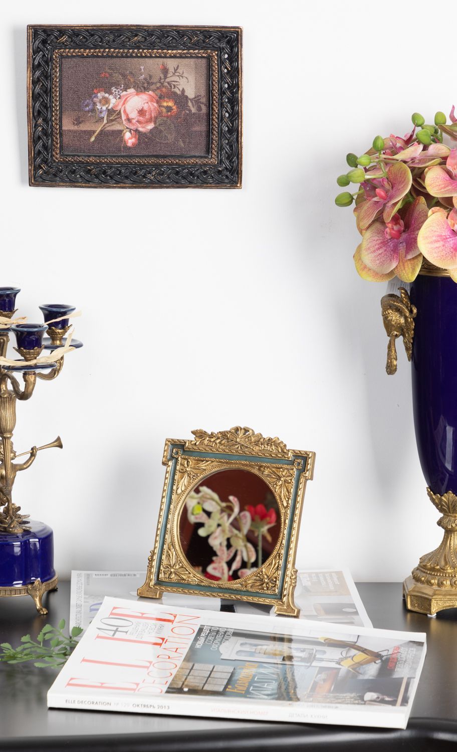 Зеркало настольное, под старину Glasar 28-243